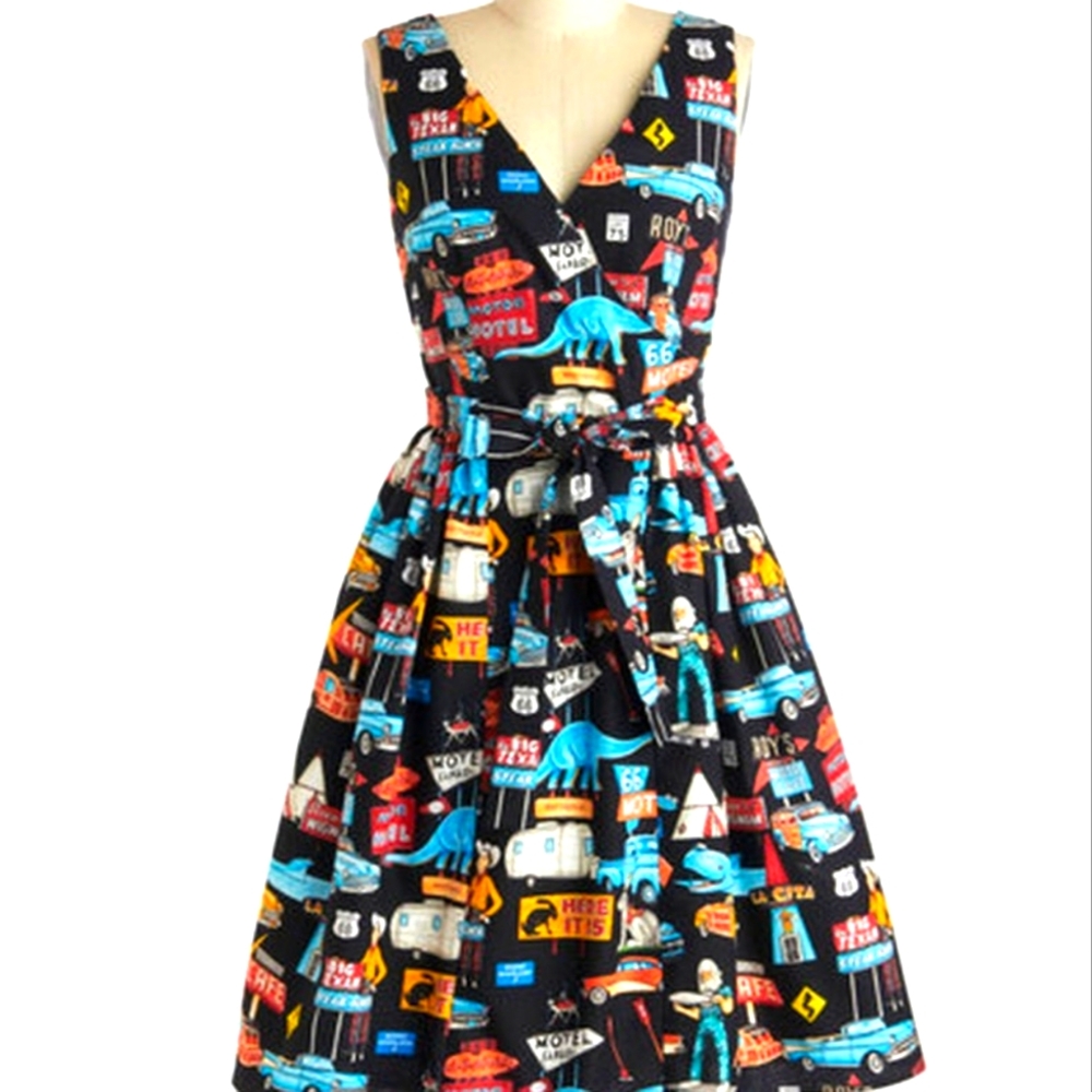 Bea and Dot Modcloth Roadside Attraction Route 66